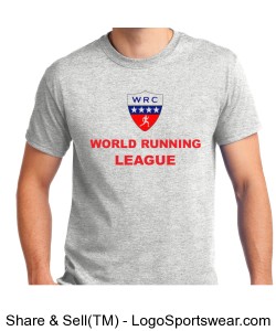 World Running League T-Shirt Design Zoom